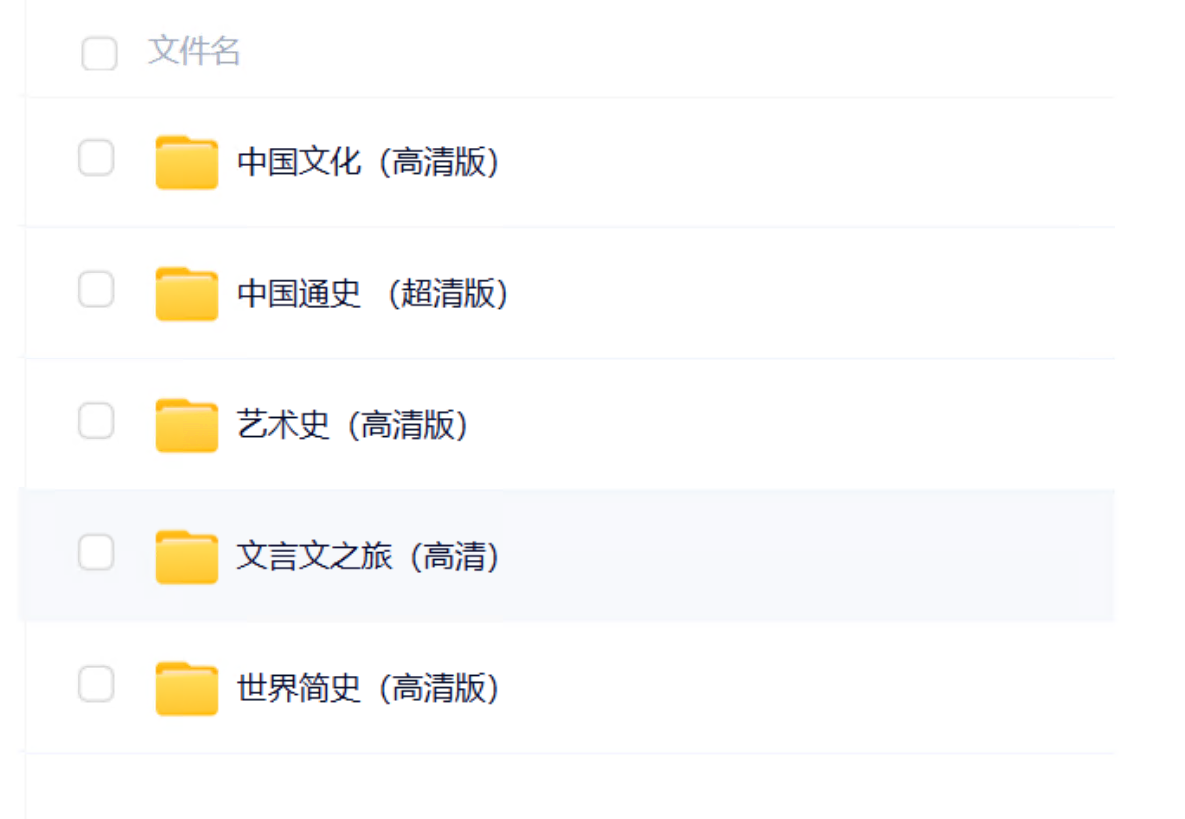 假日博物馆合集，包括世界简史、中国文化、中国通史、艺术史四大部分。-不可思议资源网